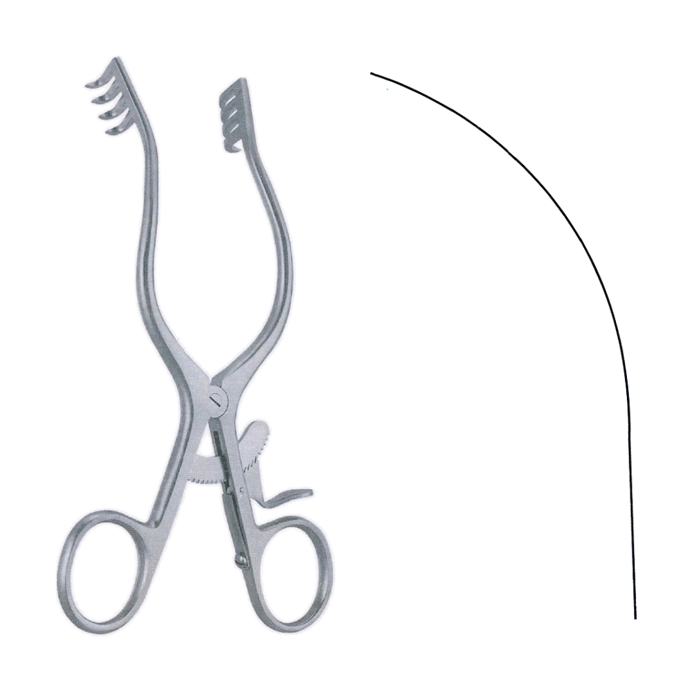 Mollison Retractor 15 cm, 6", Sharp (MB8-460)