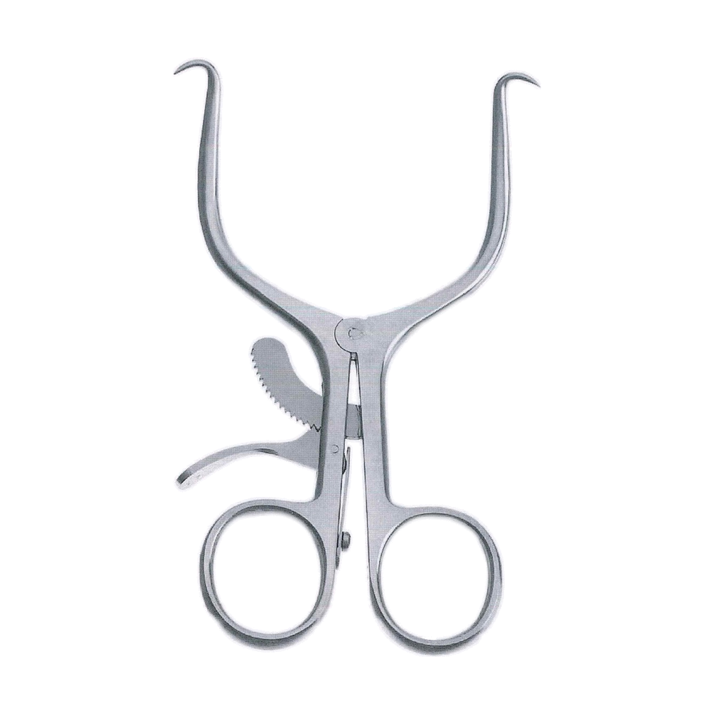 Debakey Gelpi Retractor 13.5 cm, 5 3/8", Spread 3 1/8" 8 cm, Sharp (MB8-466)