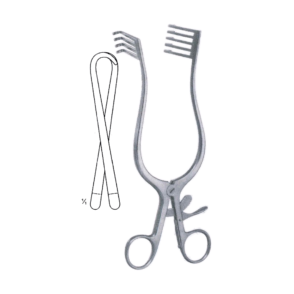 Norfolk & Norwich Retractor 22 cm, 8 3/4", Blunt (MB8-507)