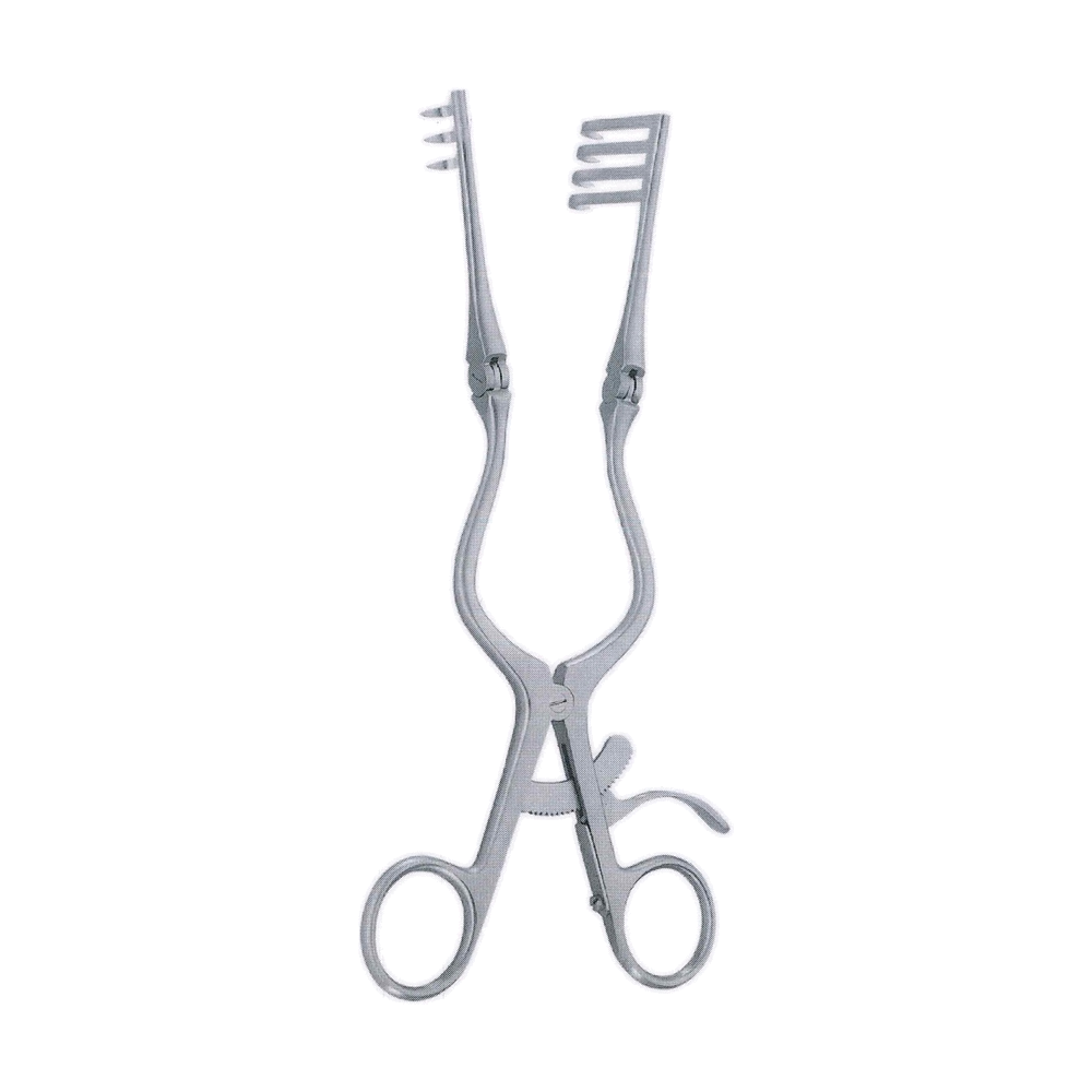 Cone Retractor 31 cm, 12", 3 x 4 Blunt Prongs, 13 mm x 14.5 mm (MB8-512)