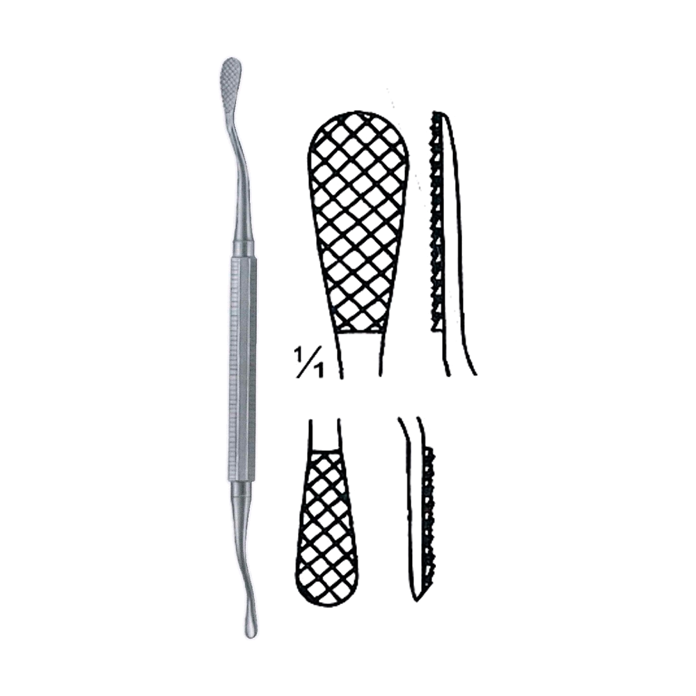 Miller-Colburn Bone File 18 cm, 7", Fig. 1 (MB9-018)