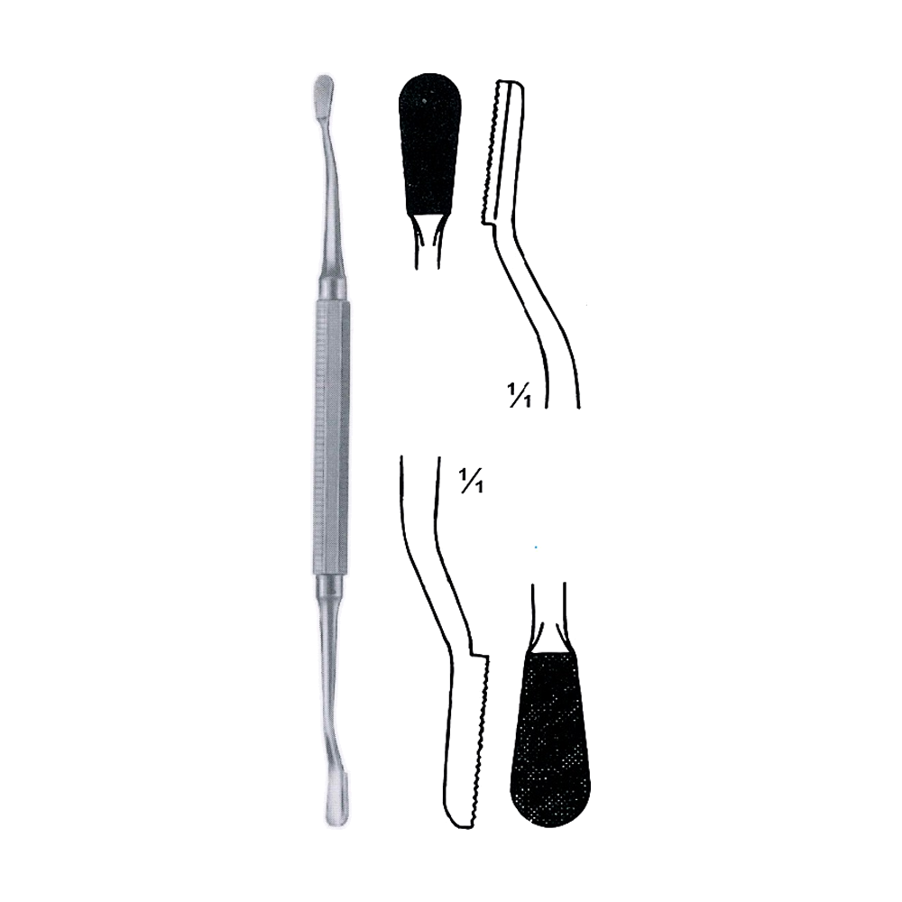 Miller Alveotomy File 19 cm, 7 1/2" (MB9-024)