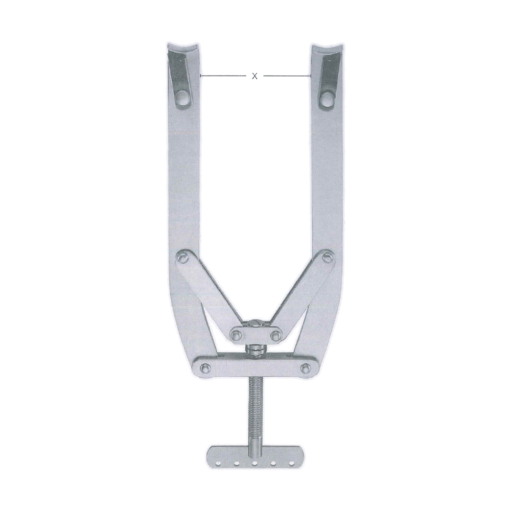 Kirschner Extension Bow, x = 130 mm, with 3 Traction Hooks (MB9-1046)
