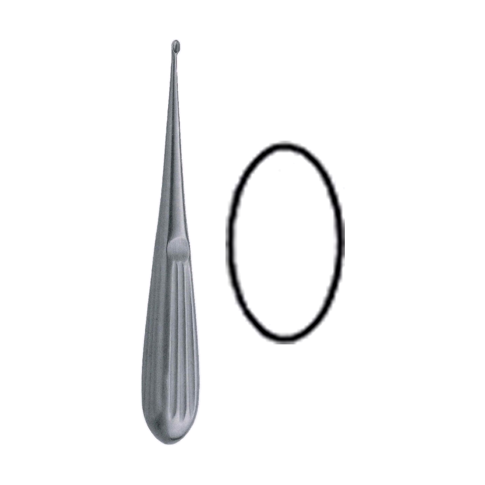 Spratt Bone Curette / Hollow Handle 16.5 cm, 6 1/2", Size 000 (MB9-444)