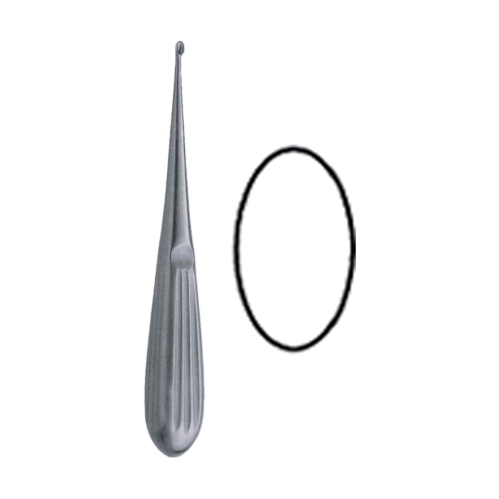 Spratt Bone Curette / Hollow Handle 16.5 cm, 6 1/2", Size 1 (MB9-447)
