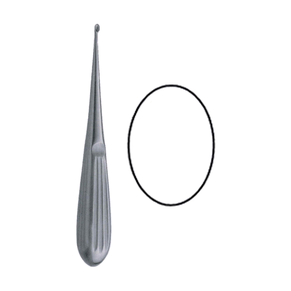 Spratt Bone Curette / Hollow Handle 16.5 cm, 6 1/2", Size 5 (MB9-451)
