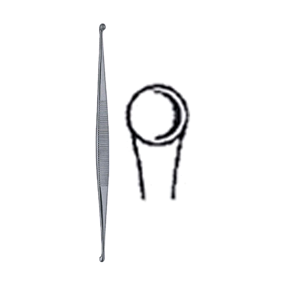 Martini Curette 13.5 cm, 5 1/4", Size 00 (MB9-475)