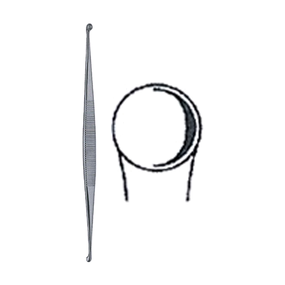 Martini Curette 13.5 cm, 5 1/4", Size 2 (MB9-480)