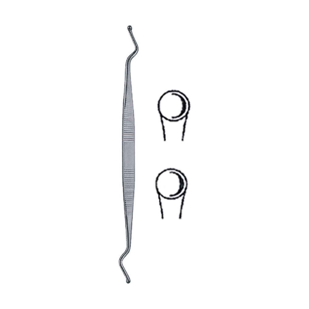 Martini Curette 15.5 cm, 6", Size 00 (MB9-481)