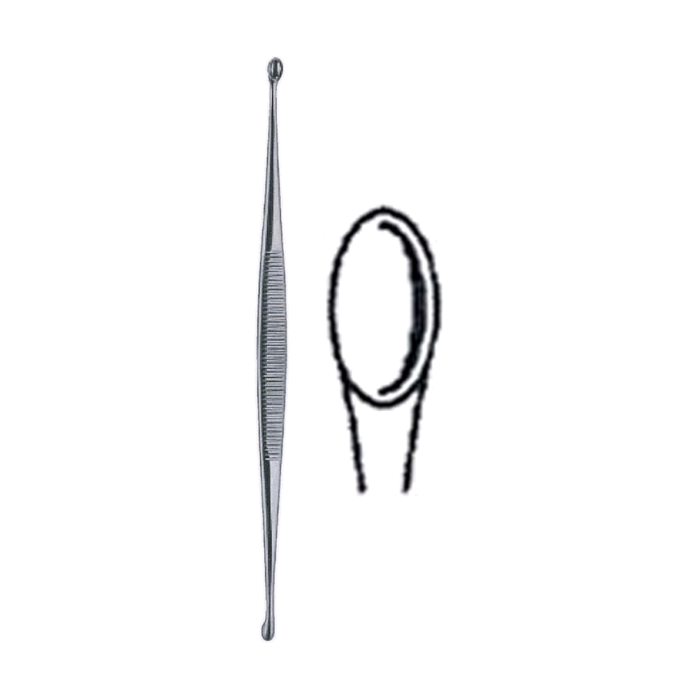 Williger Curette 13.5 cm, 5 1/4", Size 0 (MB9-486)