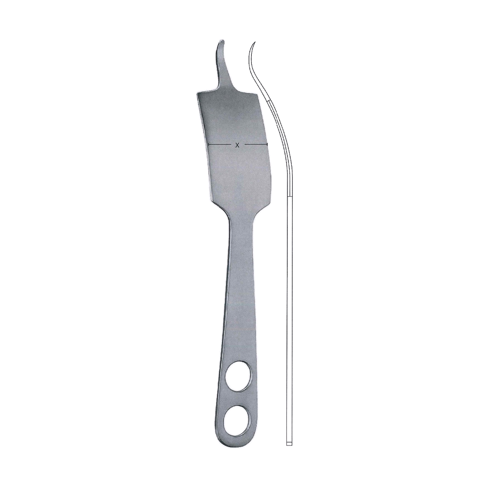 Hohmann Bone Elevator 24.5 cm, 9 1/2", 43 mm (MB9-545)