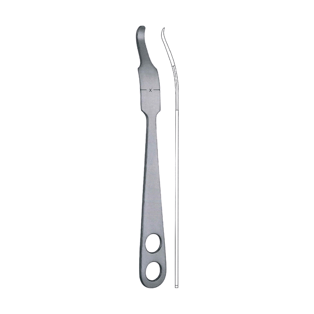 Hohmann Bone Elevator 26 cm, 10 1/4", 22 mm (MB9-546)
