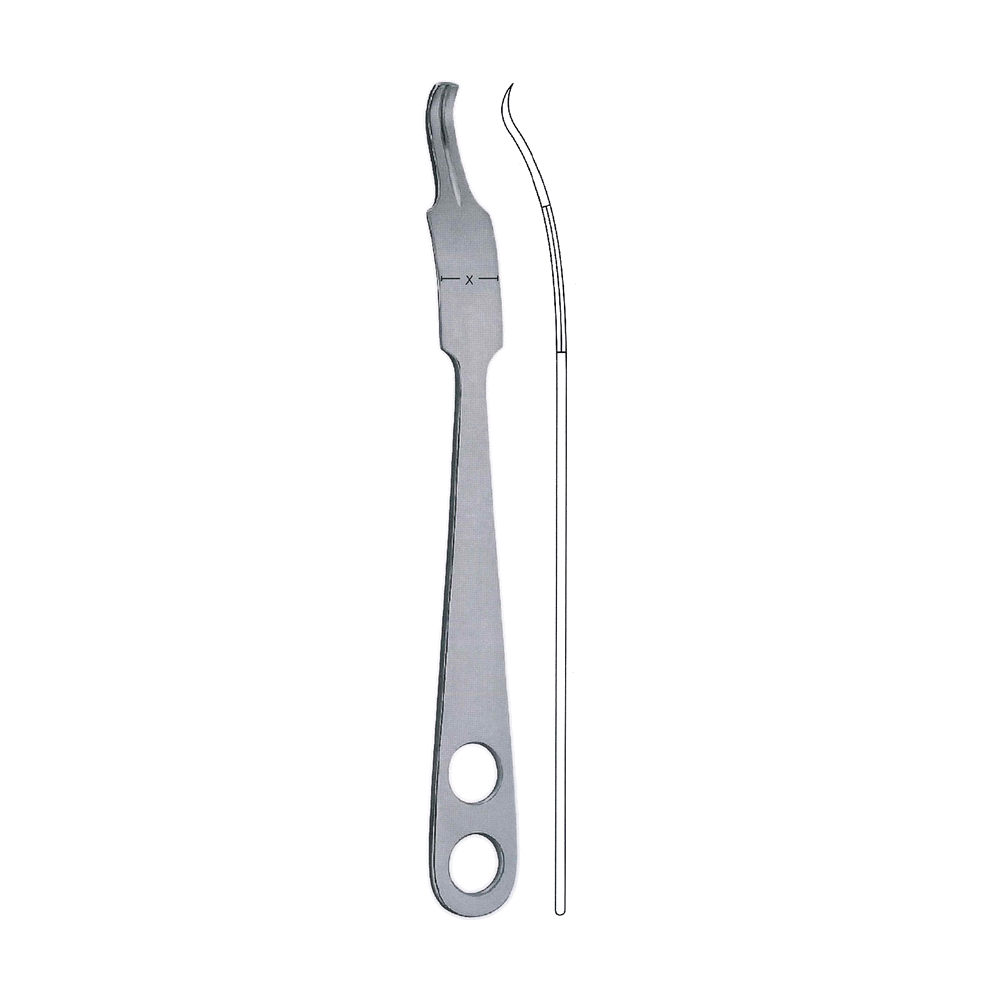 Hohmann Bone Elevator 26 cm, 10 1/4", 22 mm (MB9-549)