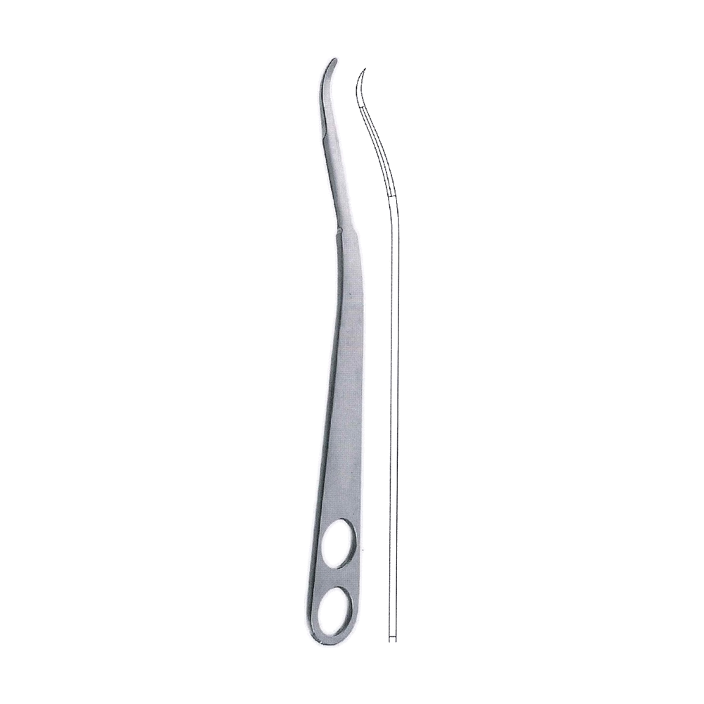 Hohmann Bone Elevator 22 cm, 8 3/4", 8 mm Width Blade (MB9-554)