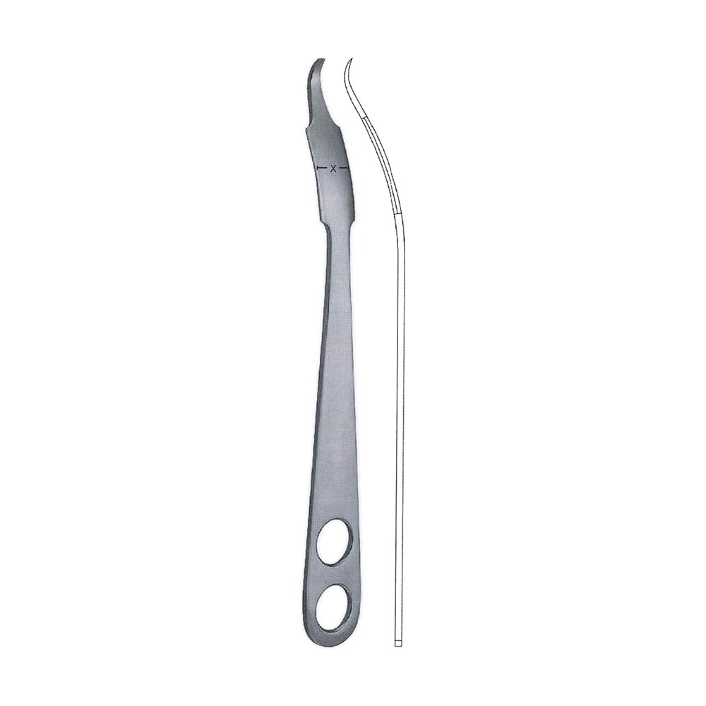Hohmann Bone Elevator 24 cm, 9 1/2", 18 mm (MB9-556)