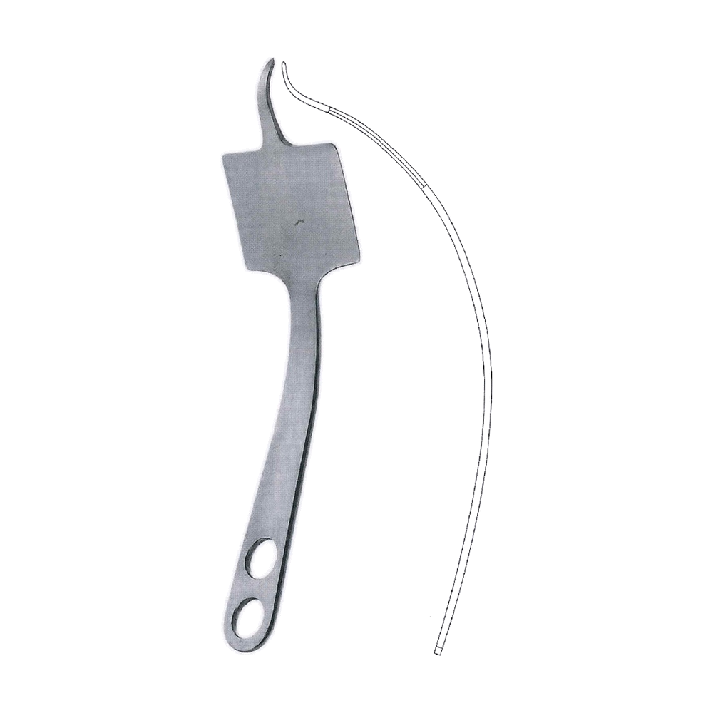 Hohmann Bone Elevator 24 cm, 9 1/2", 70 mm (MB9-557)