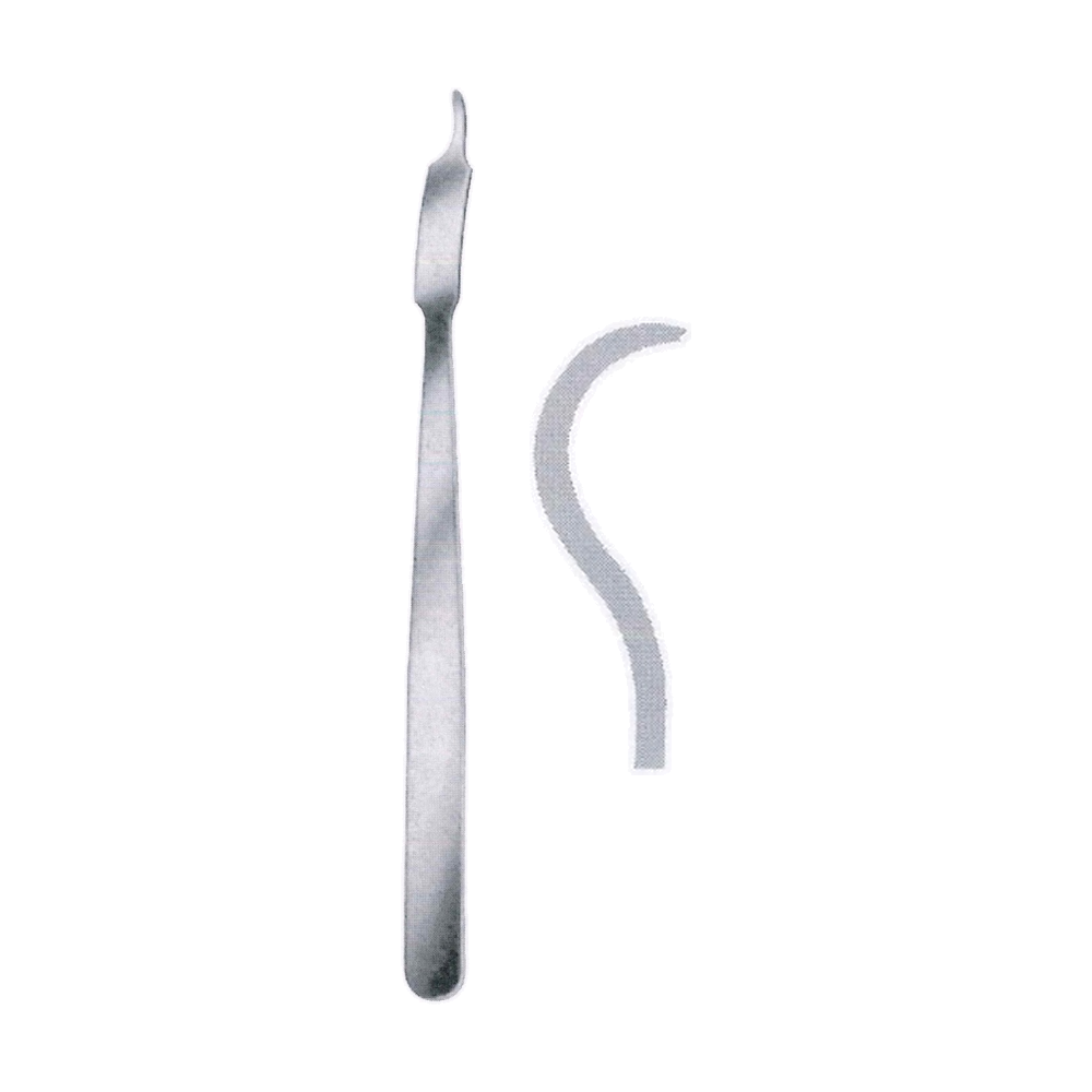 Periosteal Elevator 17.5 cm, 7", For Metacarpals Small, 6 mm Width (MB9-573)