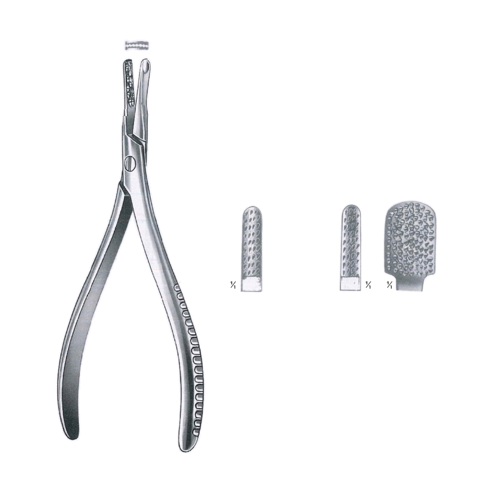 Nail Extracting Forceps 14 cm, 5 1/2" (MB9-601)