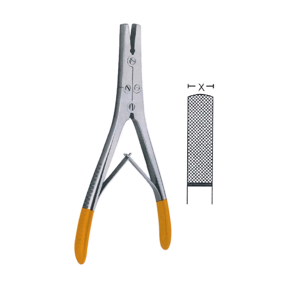 Vital Wire Extraction Pliers T.C. 18 cm, 7", 5 mm (MB9-634)