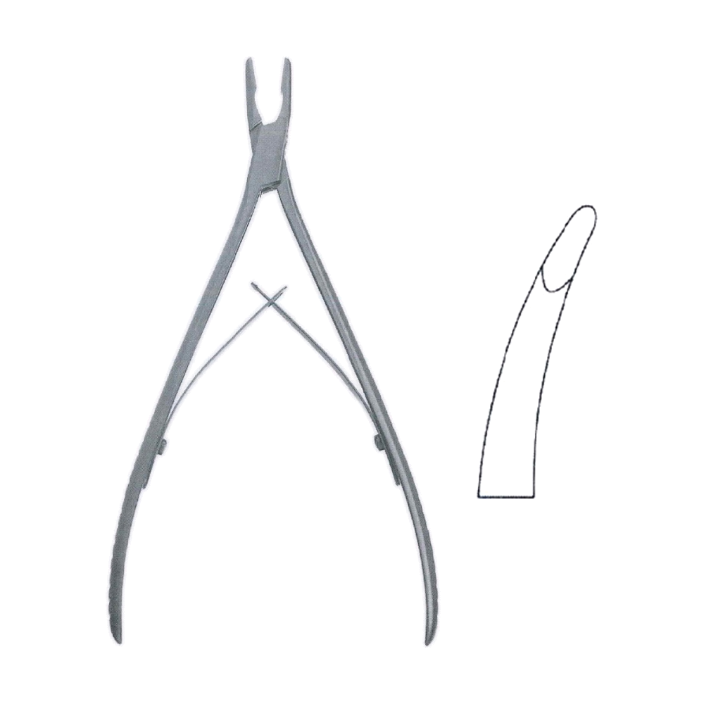 Lempert Bone Rongeur 15.5 cm, 6 1/8", Curved (MB9-671)