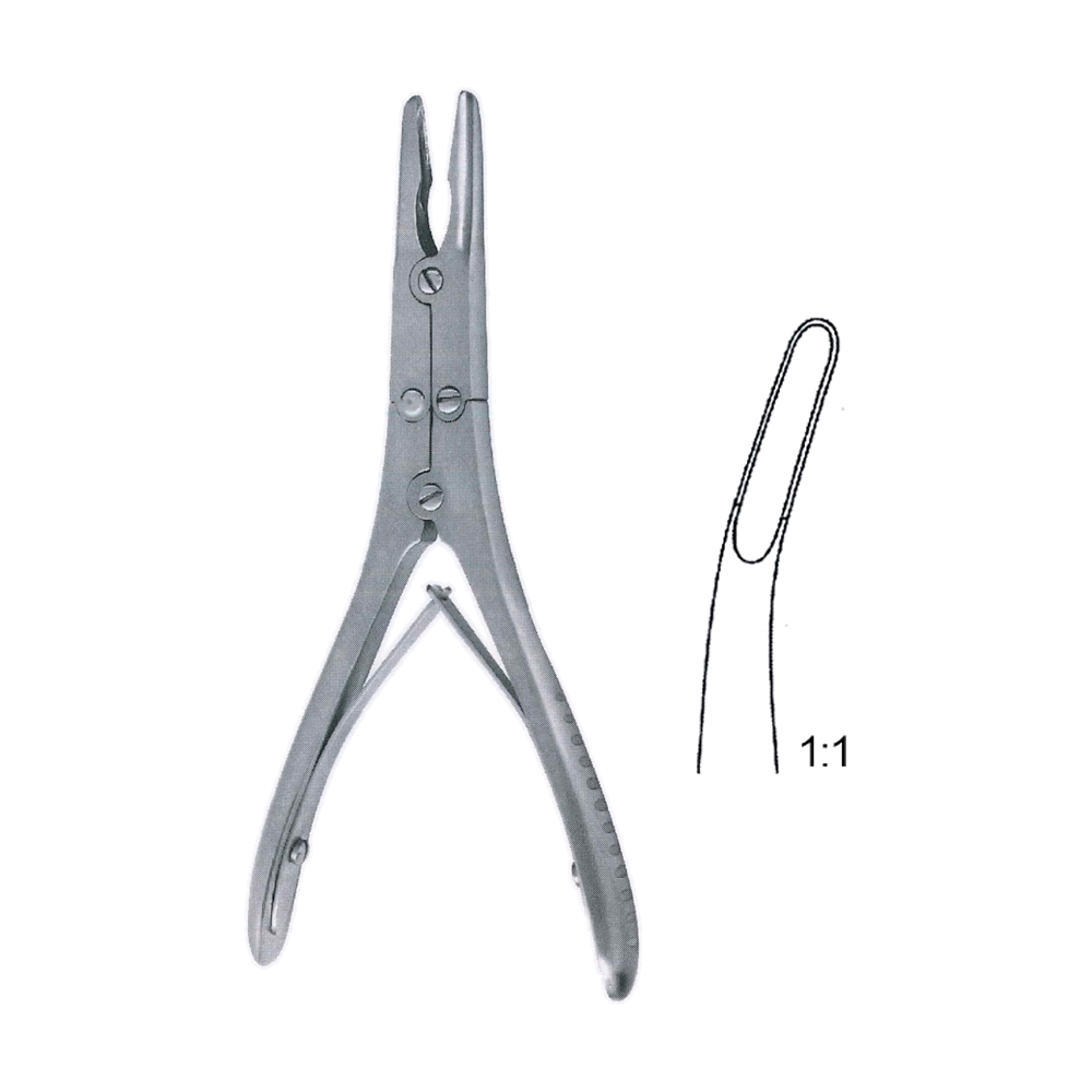 Bohler Bone Rongeur 15 cm, 6", Curved (MB9-685)