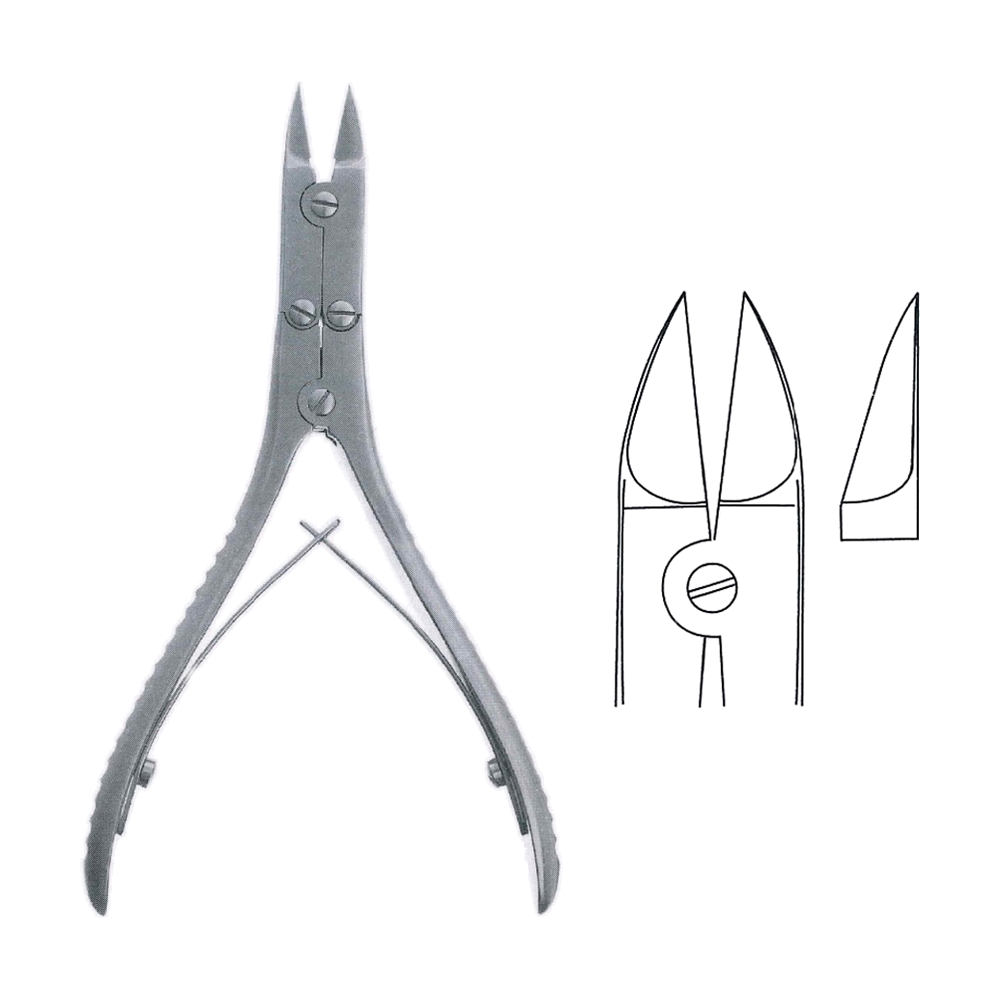 Bone Cutting Rongeur Forceps 5 3/4" (MB9-771)