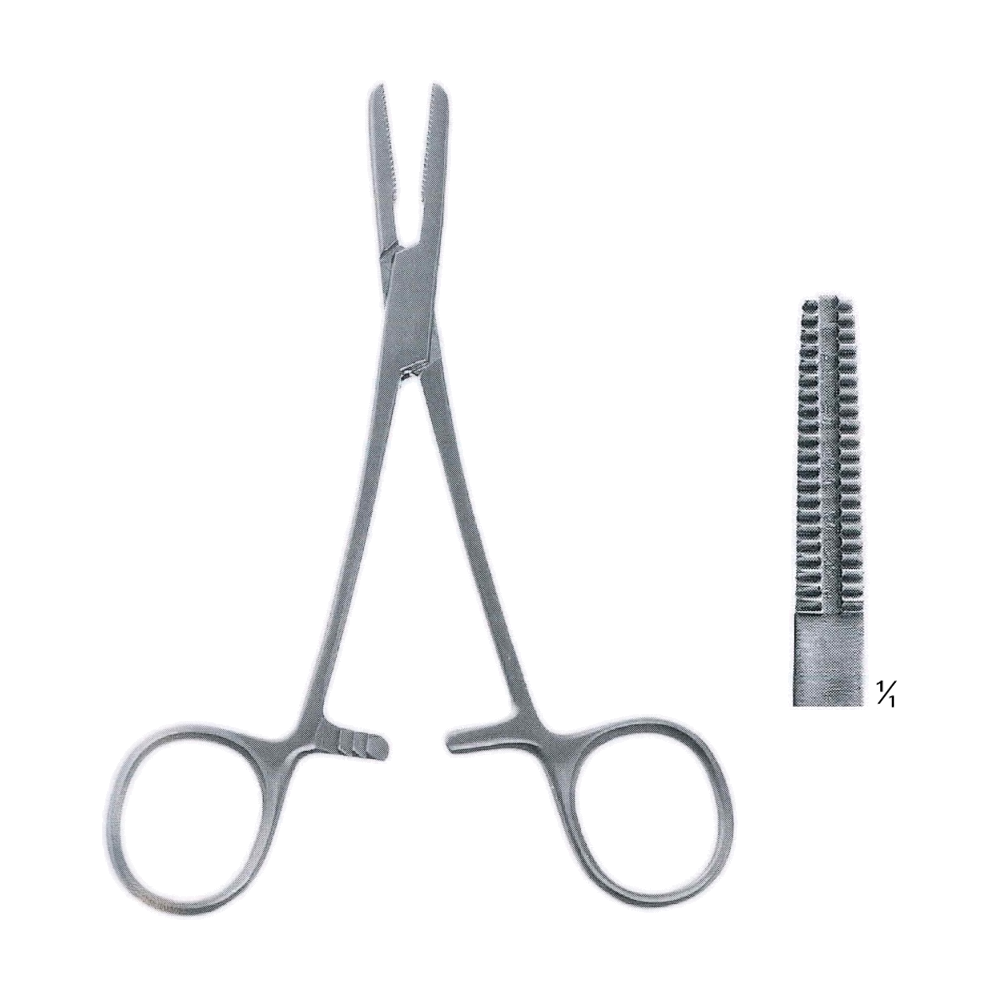 Meniscus Clamp 13.5 cm, 5 3/8", Serrated (MB9-835)