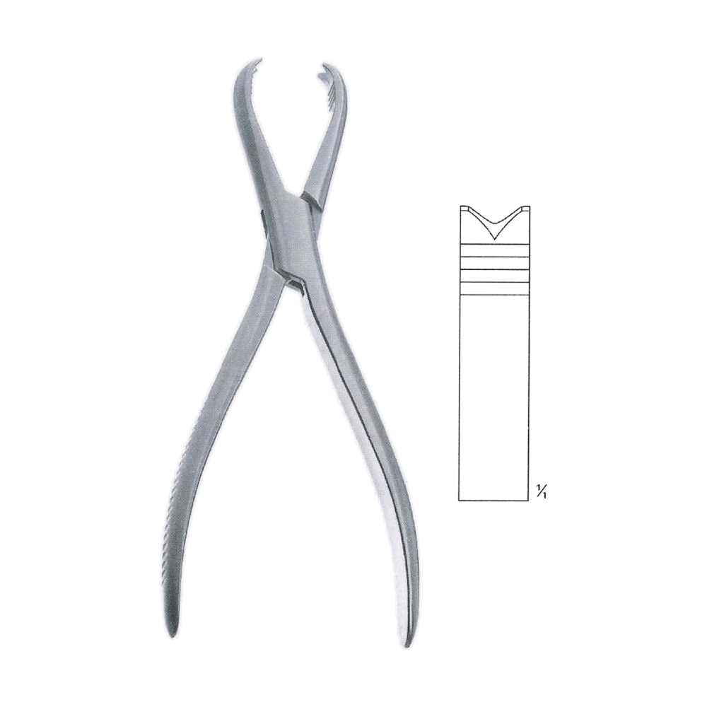 Langenbeck Bone Holding Forceps 21.0 cm, 8 1/4" (MB9-842)