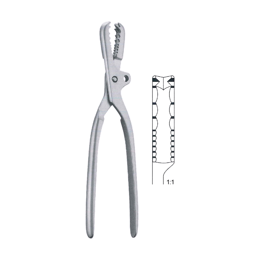 Farabeuf Bone Holding Forceps 23 cm, 9", with Adjustable Jaw (MB9-851)