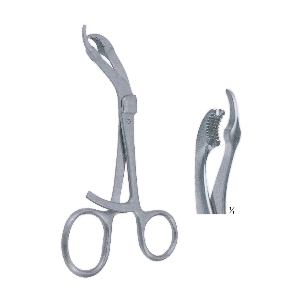 Verbrugge Bone Holding Forceps 18 cm, 7", with Long Ratchet (MB9-905)