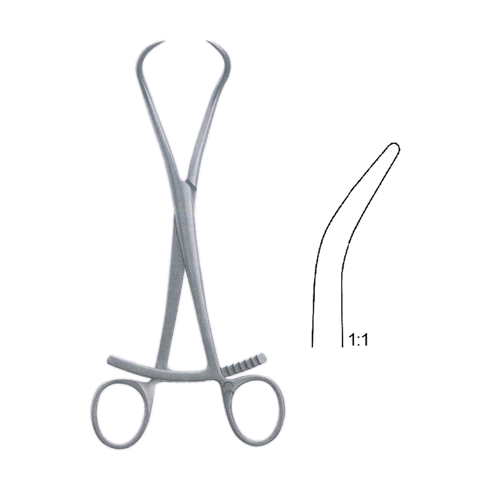 Bone Reduction Forceps 20.4 cm, 8", Pointed Tips (MB9-930)
