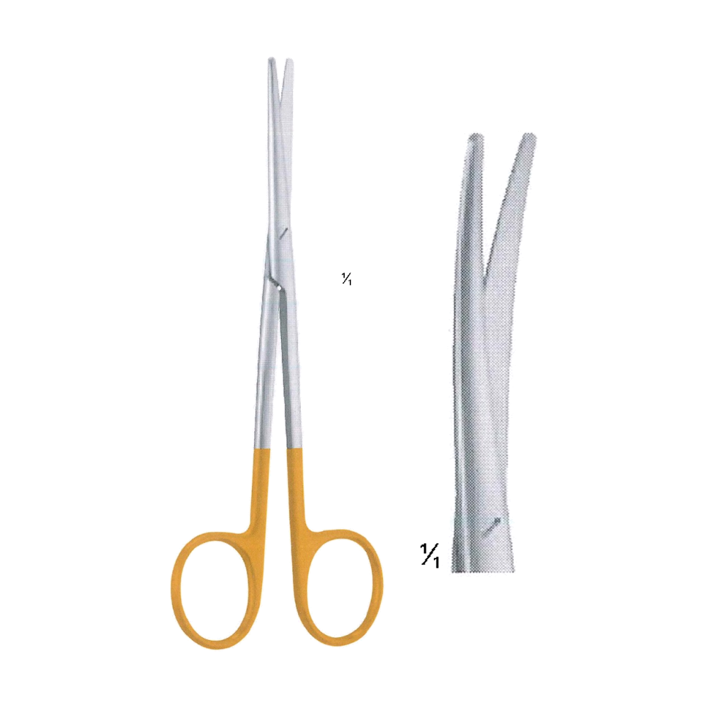 Metzenbaum-Fino Operating Scissors T/C Insert 14.5 cm, 5 3/4", B/B Cvd. (MBTC4-587)