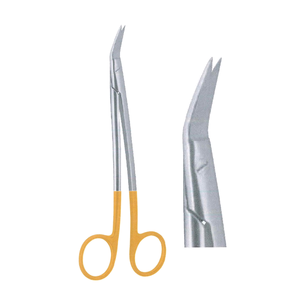 Ent-Dean Scissors 17 cm, 6 3/4", S/S Double Cvd. Serrated (MBTC4-615)