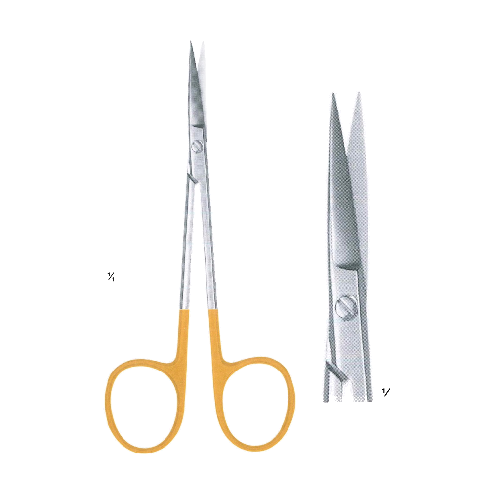 Kelly Operating, Dissecting Scissors T/C Insert 16 cm, 6 1/4", S/S Str. (MBTC4-616)