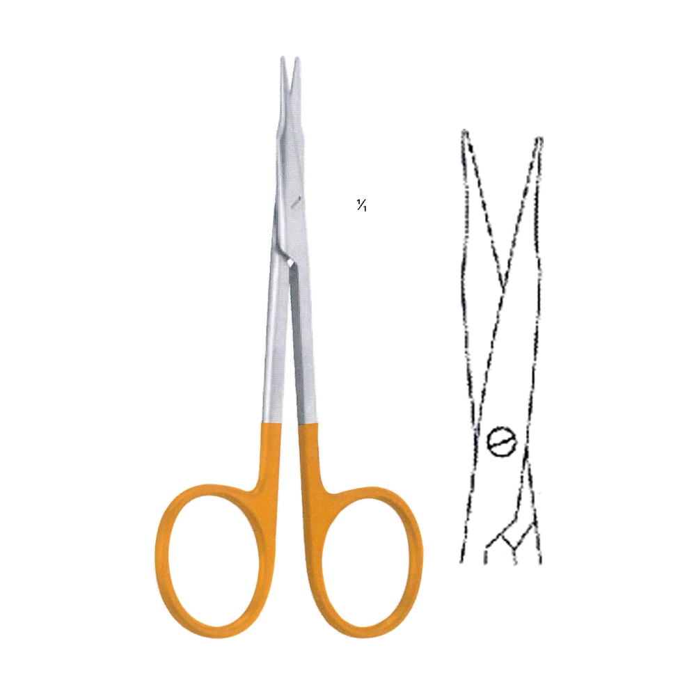 Stevens Operating Scissors T/C Insert 10 cm, 4", Str. (MBTC4-648)