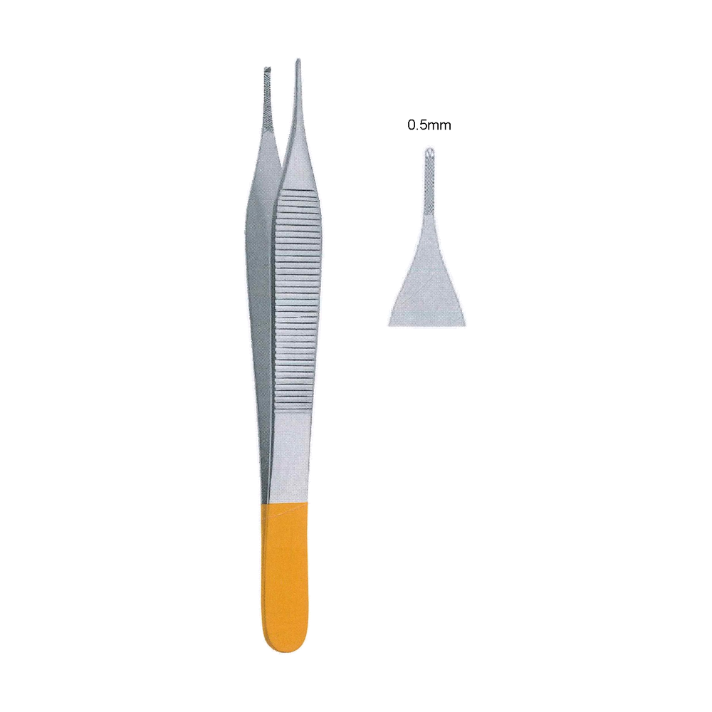 Adson Tissue Forceps T/C 1x2 Teeth 12 cm, 4 3/4" (MBTC5-354)