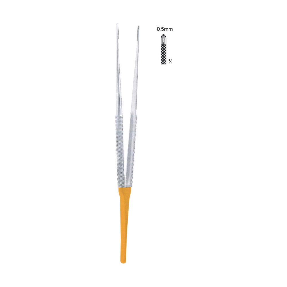 DeBakey Micro Needle Tissue Forceps T/C 18.4 cm, 7" (MBTC5-374)