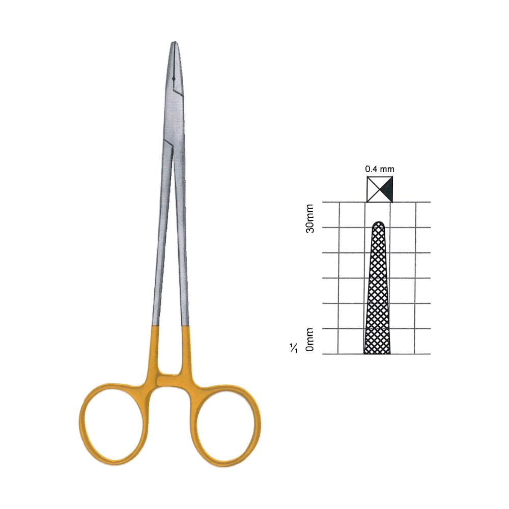 Crile-Wood Needle Holders T.C. 22.0 cm, 8 3/4" (MBTC7-146)