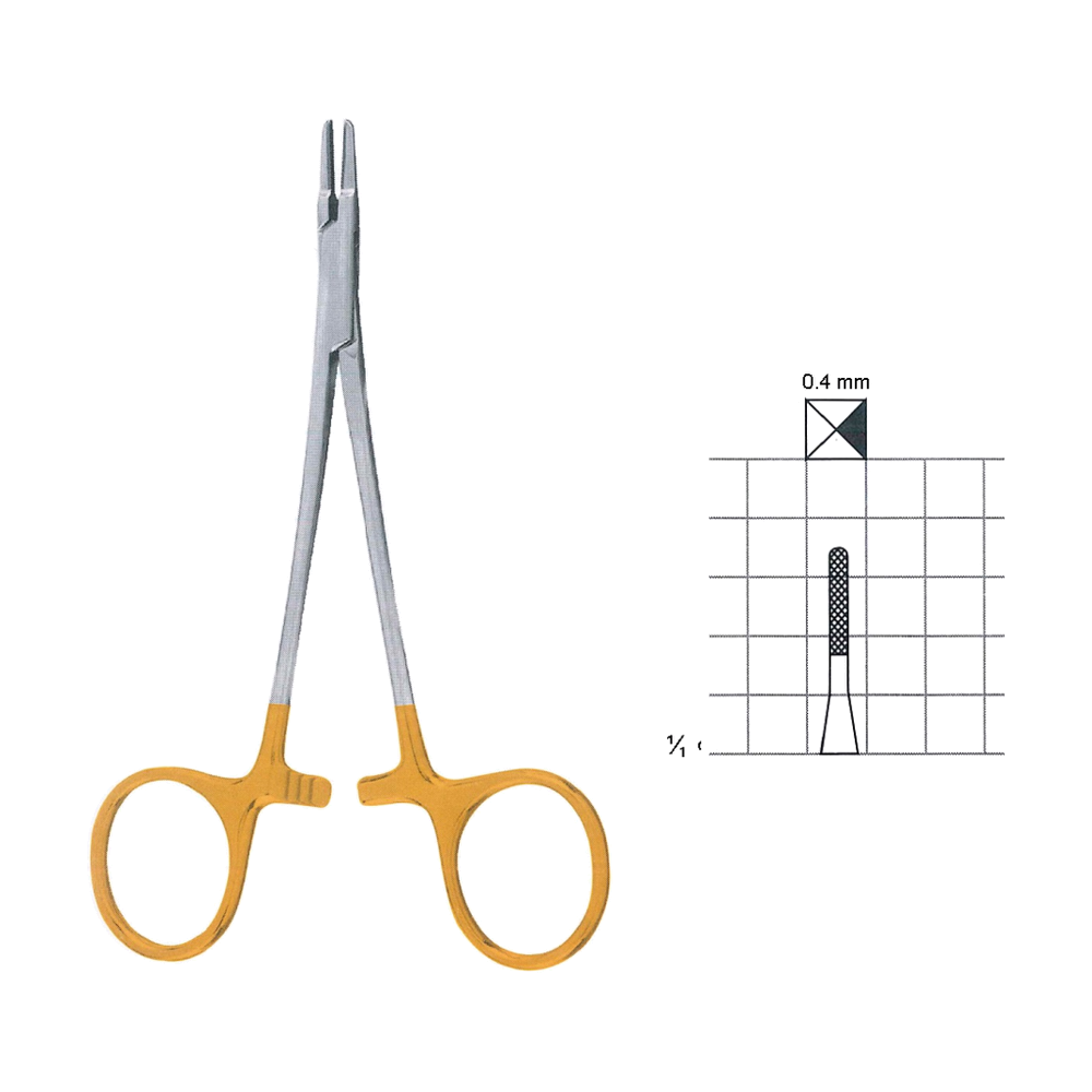 Ryder Needle Holders T.C., Narrow Jaws 20.3 cm, 8" (MBTC7-228)