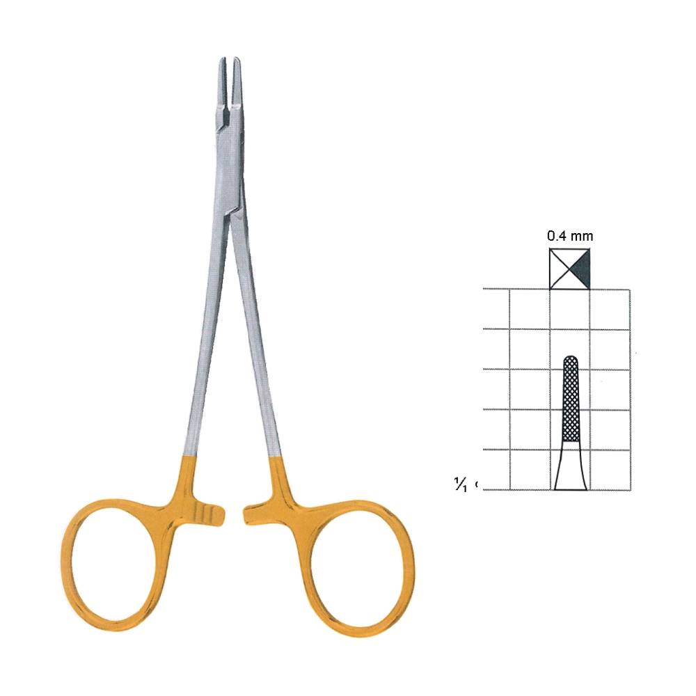 Ryder Needle Holders T.C., Narrow Jaws 22.9 cm, 9" (MBTC7-229)