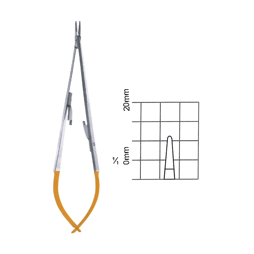 Castroviejo Needle Holders T.C. 13.5 cm, 5 1/4", Smooth (MBTC7-315)
