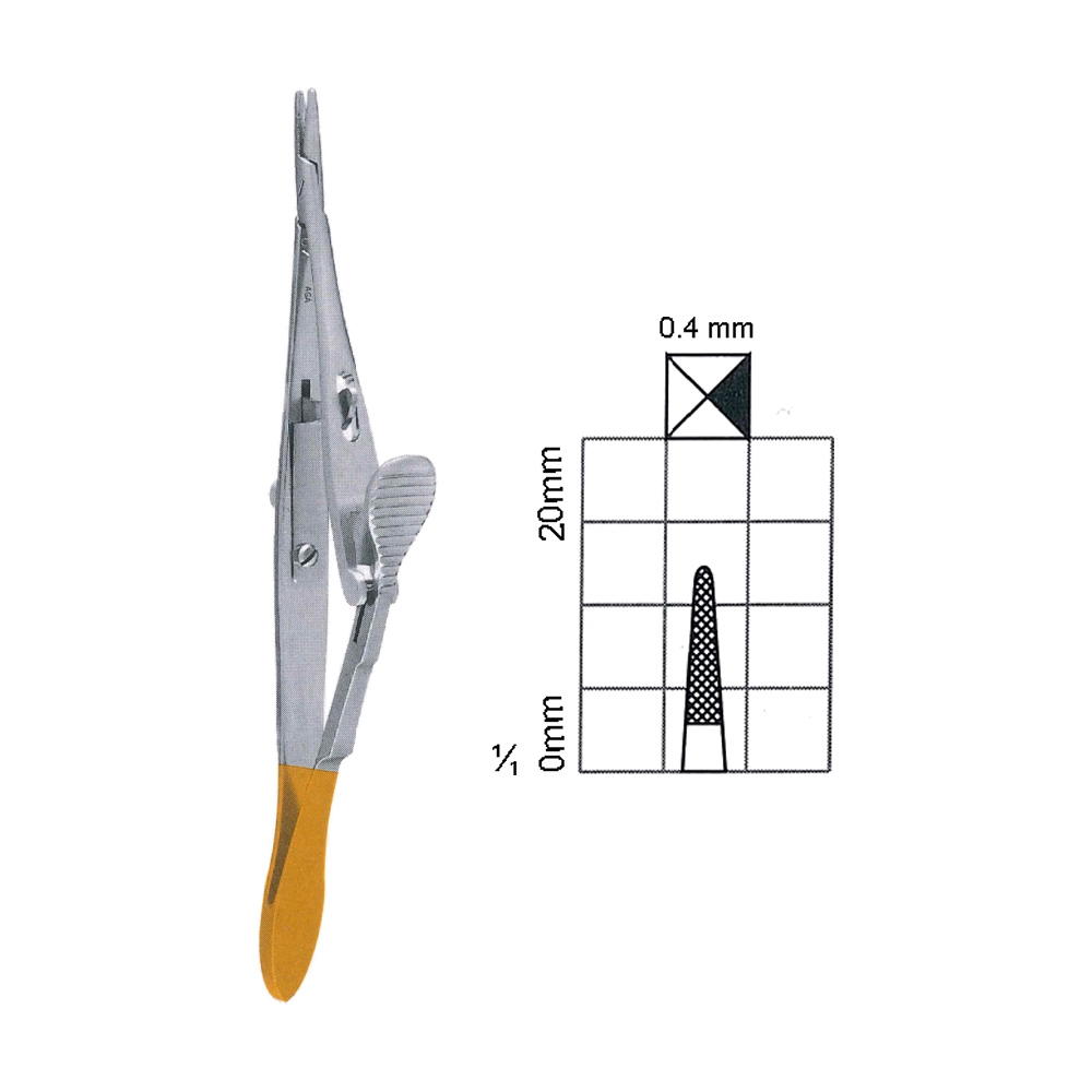Kalt Needle Holders T.C. 14 cm, 5 1/2", Straight (MBTC7-320)