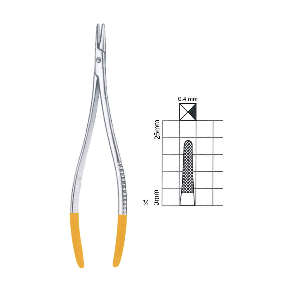 Langenbeck-Delicate Needle Holders T.C. 17.8 cm, 7" (MBTC7-334)