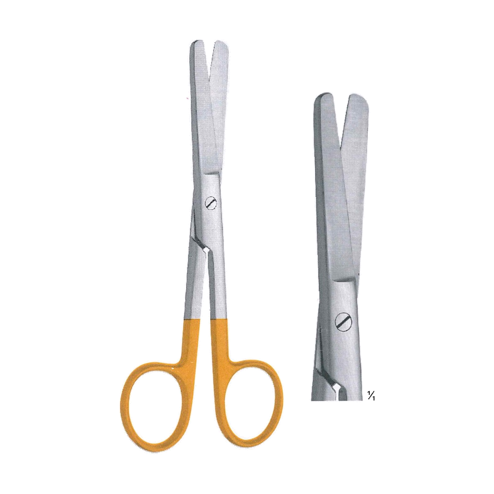 Operating Scissors T/C Insert 11.5 cm, 4 1/2", B/B Str. (TCMB4-503)
