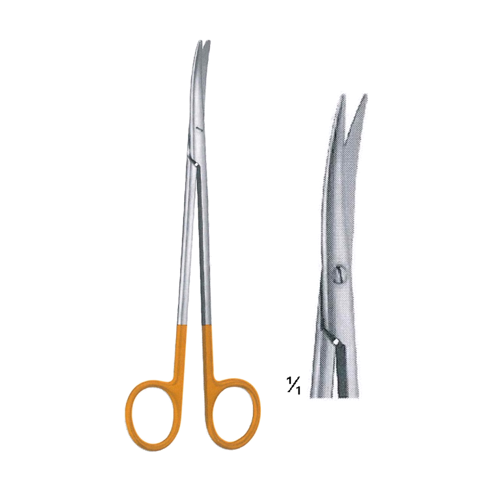 Metzenbaum-Nelson Operating Scissors T/C Insert 18 cm, 7", S/S Cvd. (TCMB4-577)